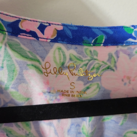 Lilly Pulitzer Kawai Flutter Sleeve Dress Spring In Your Step Size Small - Picture 4 of 7